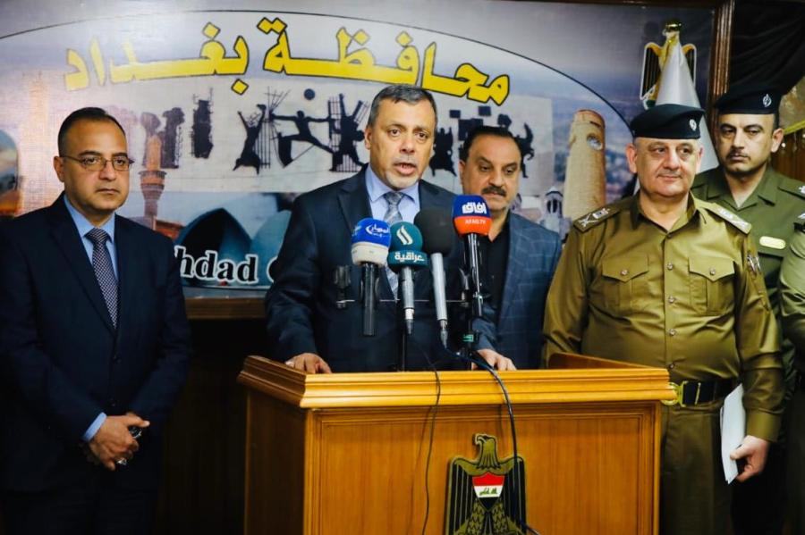 محافظ بغداد يثمن عمل المديريات ويؤكد استنفارها للسيطرة على كورونا